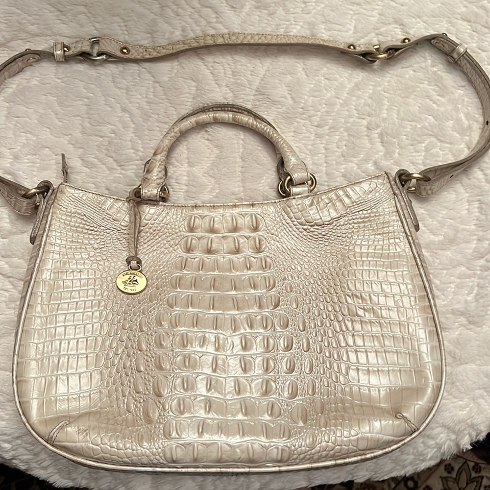 Brahmin purse, cream color